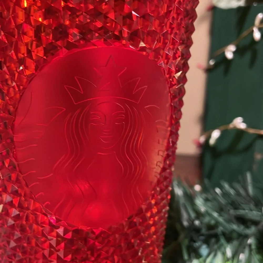 NWT Starbucks Red Studded-Northeastern University-Limited Edition-Tumbler, Venti - Picture 4 of 7